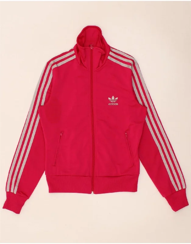 ADIDAS Womens Graphic Tracksuit Top Jacket EU 36 Small Pink Polyester Tailored Jacket Straight Jacket A-Line Jacket ADIDAS Womens Graphic Tracksuit Top Jacket EU 36 Small Pink Polyester Tailored Jacket Straight Jacket A-Line Jacket