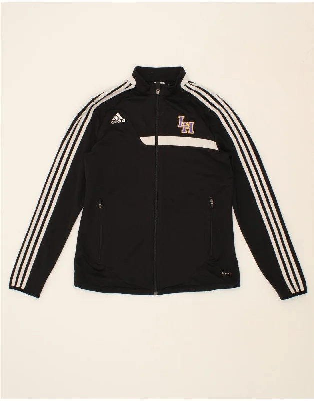 ADIDAS Womens Graphic Tracksuit Top Jacket UK 12/14 Medium Black Polyester Toggled Jacket Drawstring Jacket Belted Jacket ADIDAS Womens Graphic Tracksuit Top Jacket UK 12/14 Medium Black Polyester Toggled Jacket Drawstring Jacket Belted Jacket