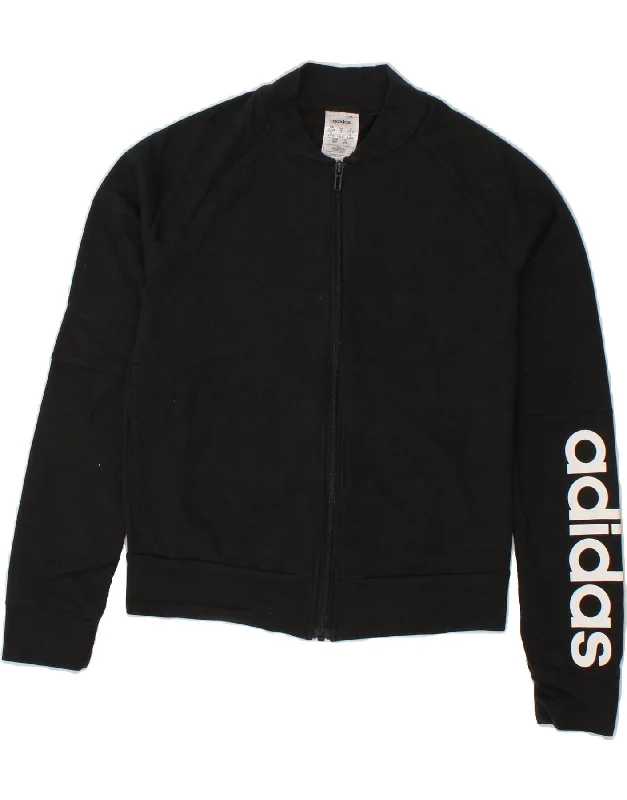 ADIDAS Womens Graphic Tracksuit Top Jacket UK 8/10 Small Black Cotton Chenille Jacket Brocade Jacket Lace Jacket ADIDAS Womens Graphic Tracksuit Top Jacket UK 8/10 Small Black Cotton Chenille Jacket Brocade Jacket Lace Jacket