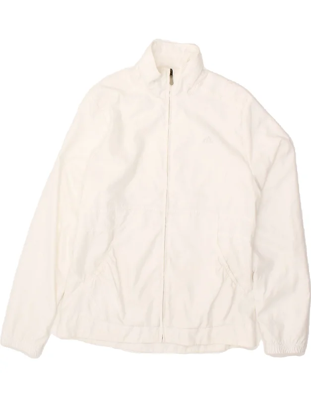 ADIDAS Womens Tracksuit Top Jacket UK 16 Large White Wool Jacket Cashmere Jacket Tweed Jacket ADIDAS Womens Tracksuit Top Jacket UK 16 Large White Wool Jacket Cashmere Jacket Tweed Jacket
