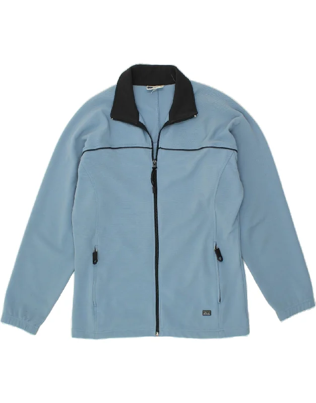 ASICS Womens Tracksuit Top Jacket UK 18 XL Blue Polyester A-Line Jacket Boat Neck Shawl Collar ASICS Womens Tracksuit Top Jacket UK 18 XL Blue Polyester A-Line Jacket Boat Neck Shawl Collar