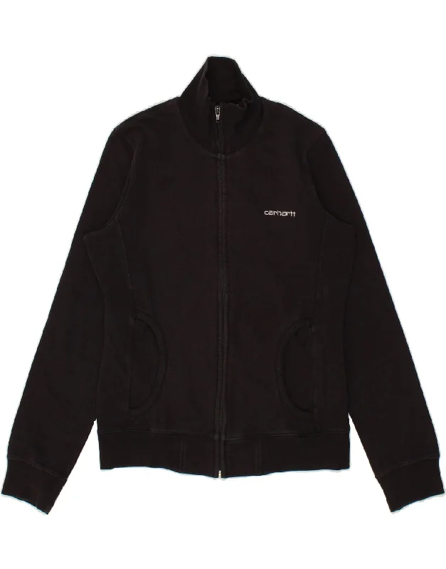 CARHARTT Womens Tracksuit Top Jacket UK 14 Medium Black Cotton Denim Jacket Leather Jacket Suede Jacket CARHARTT Womens Tracksuit Top Jacket UK 14 Medium Black Cotton Denim Jacket Leather Jacket Suede Jacket