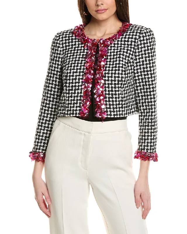 Carolina Herrera Cropped Jacket Cotton Jacket Linen Jacket Terry Jacket