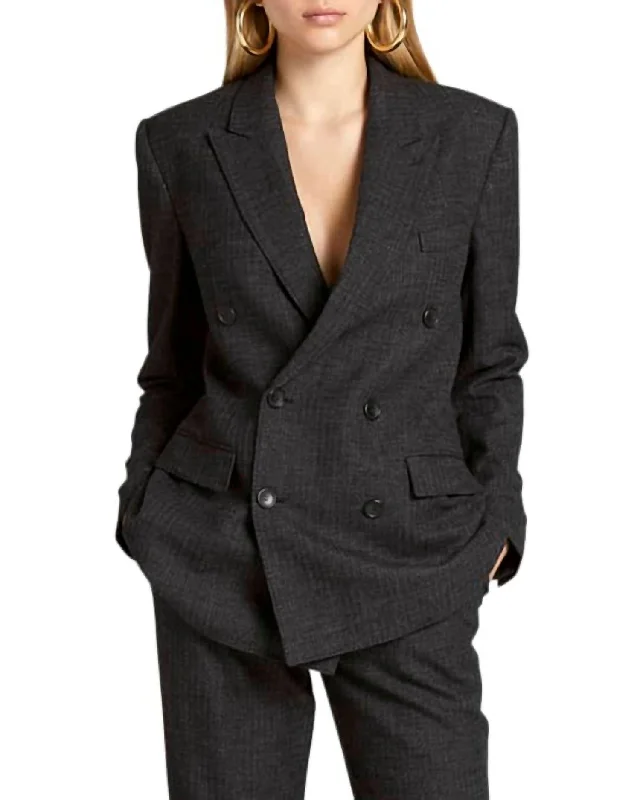 Chadwick Jacket In Black Plaid Jacket Tartan Jacket Houndstooth Jacket