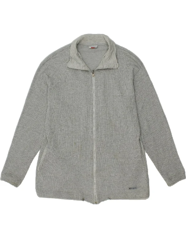 CHAMPION Womens Tracksuit Top Jacket UK 14 Medium Grey Wool Jacket Cashmere Jacket Tweed Jacket CHAMPION Womens Tracksuit Top Jacket UK 14 Medium Grey Wool Jacket Cashmere Jacket Tweed Jacket
