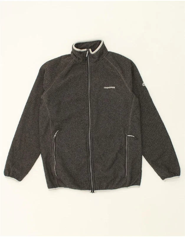 CRAGHOPPERS Womens Tracksuit Top Jacket UK 12 Medium Grey Polyester Tiered Jacket Buttoned Jacket Zippered Jacket CRAGHOPPERS Womens Tracksuit Top Jacket UK 12 Medium Grey Polyester Tiered Jacket Buttoned Jacket Zippered Jacket