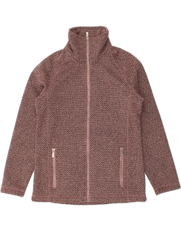 CRAGHOPPERS Womens Tracksuit Top Jacket UK 12 Medium Pink Polyester Herringbone Jacket Houndstooth Jacket Plaid Jacket CRAGHOPPERS Womens Tracksuit Top Jacket UK 12 Medium Pink Polyester Herringbone Jacket Houndstooth Jacket Plaid Jacket