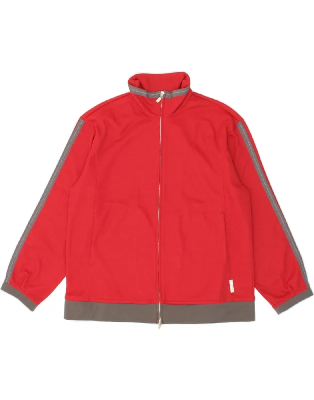 DIADORA Womens Tracksuit Top Jacket UK 12 Medium Red Polyester Belted Jacket Elasticated Jacket Padded Jacket DIADORA Womens Tracksuit Top Jacket UK 12 Medium Red Polyester Belted Jacket Elasticated Jacket Padded Jacket