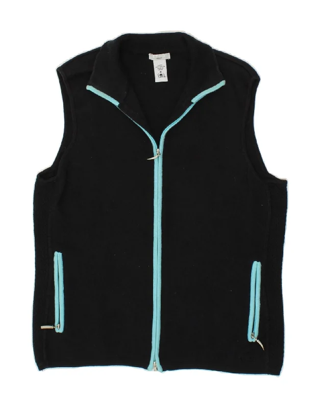 IZOD Womens Sleeveless Tracksuit Top Jacket UK 12 Medium Navy Blue Cotton Hoodie Zip-Up Jacket Button-Up Jacket IZOD Womens Sleeveless Tracksuit Top Jacket UK 12 Medium Navy Blue Cotton Hoodie Zip-Up Jacket Button-Up Jacket