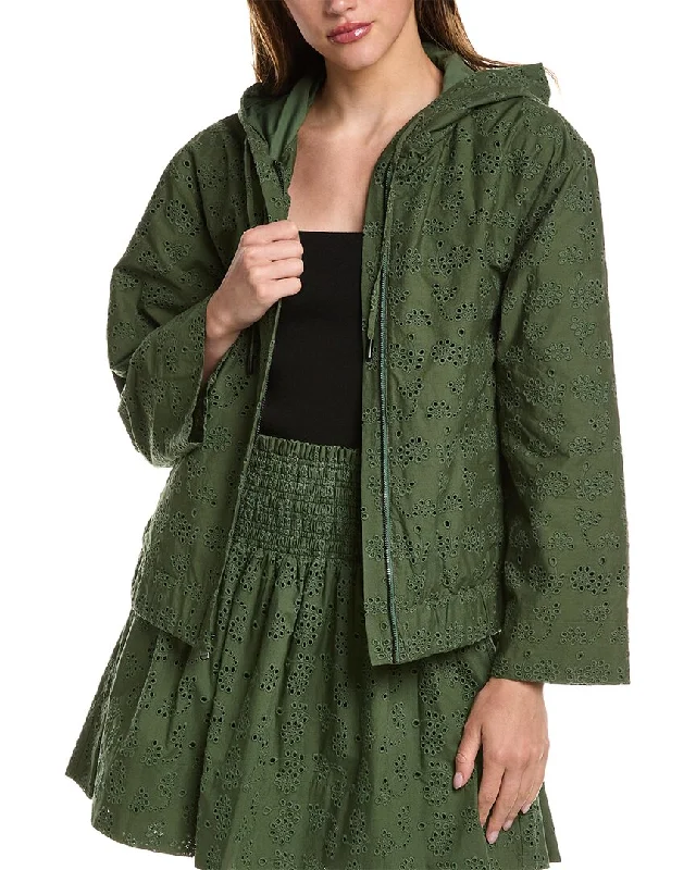Jason Wu Eyelet Jacket Print Jacket Jacquard Jacket Embroidered Jacket