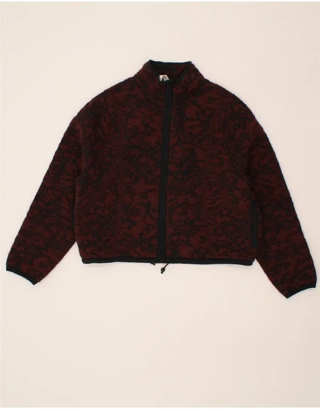 LULULEMON Womens Crop Tracksuit Top Jacket US 4 Small Maroon Acrylic Stand-Up Collar Roll-Neck Collar Turtle Neck LULULEMON Womens Crop Tracksuit Top Jacket US 4 Small Maroon Acrylic Stand-Up Collar Roll-Neck Collar Turtle Neck