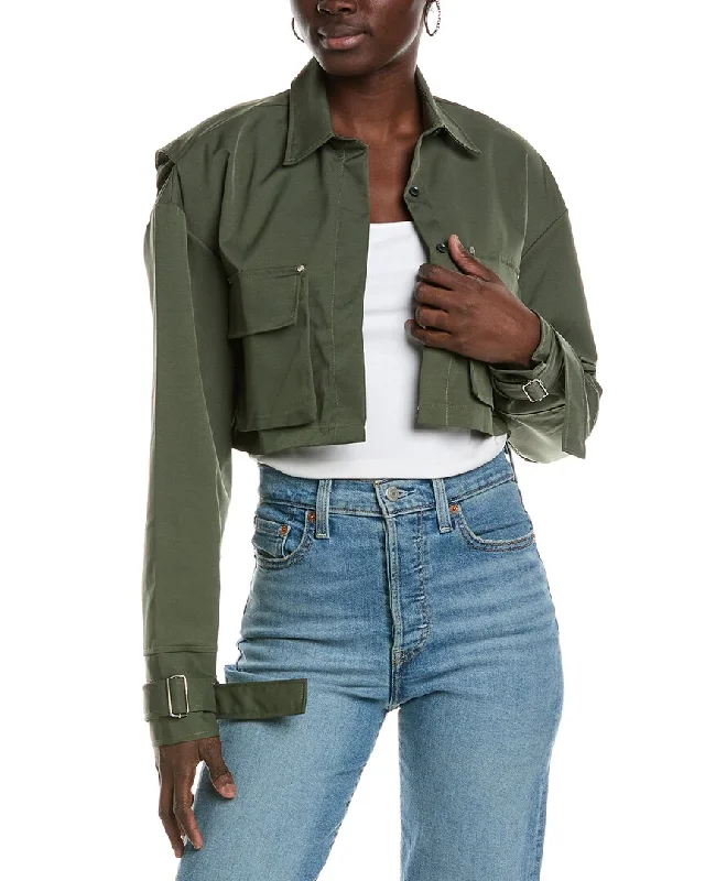 Lyra & Co. Crop Jacket Embroidered Jacket Appliqued Jacket Beaded Jacket