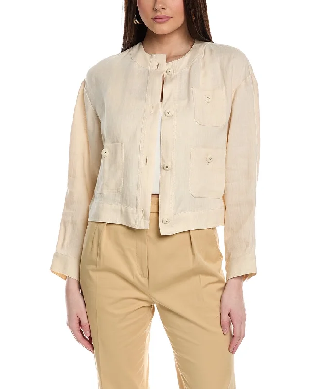 Max Mara Studio Fumana Linen Jacket Knit Jacket Woven Jacket Fleece Jacket