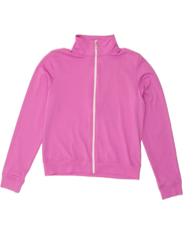 MOSSIMO Womens Crop Tracksuit Top Jacket UK 14 Medium Pink Denim Fabric Leather Fabric Suede Fabric MOSSIMO Womens Crop Tracksuit Top Jacket UK 14 Medium Pink Denim Fabric Leather Fabric Suede Fabric