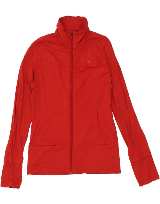 NIKE Womens Nike Dri Fit Tracksuit Top Jacket UK 8/10 Small Red Nylon Anorak Shell Jacket Lightweight Jacket NIKE Womens Nike Dri Fit Tracksuit Top Jacket UK 8/10 Small Red Nylon Anorak Shell Jacket Lightweight Jacket