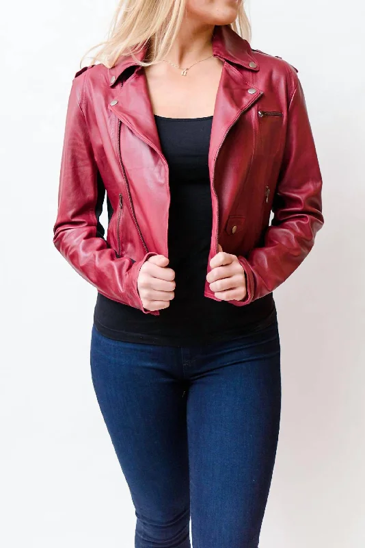 Piper Leather Jacket, Vintage Red Rayon Jacket Velvet Jacket Corduroy Jacket