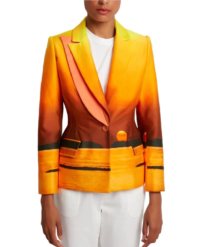 Precious Jacket In Fire Beach Denim Jacket Leather Jacket Suede Jacket