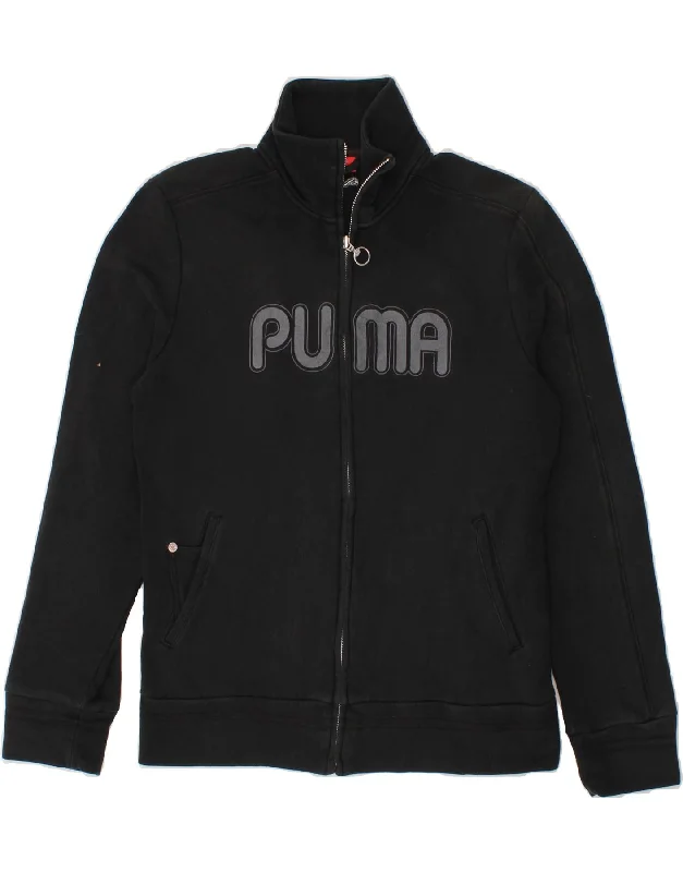 PUMA Womens Graphic Tracksuit Top Jacket UK 14 Medium Black Cotton Chenille Fabric Brocade Fabric Lace Fabric PUMA Womens Graphic Tracksuit Top Jacket UK 14 Medium Black Cotton Chenille Fabric Brocade Fabric Lace Fabric