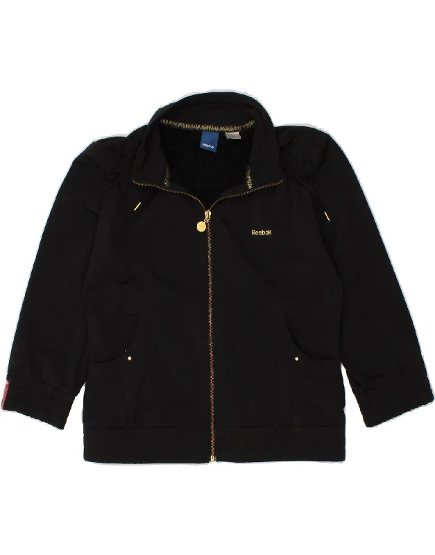 REEBOK Womens Tracksuit Top Jacket UK 16 Large Black Polyester Mesh Jacket Canvas Jacket Denim Jacket REEBOK Womens Tracksuit Top Jacket UK 16 Large Black Polyester Mesh Jacket Canvas Jacket Denim Jacket