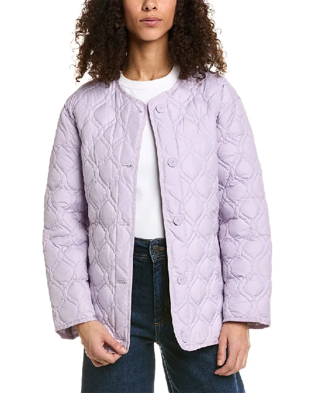 Sandro Quilted Down Jacket Quilted Jacket Puffer Jacket Insulated Jacket