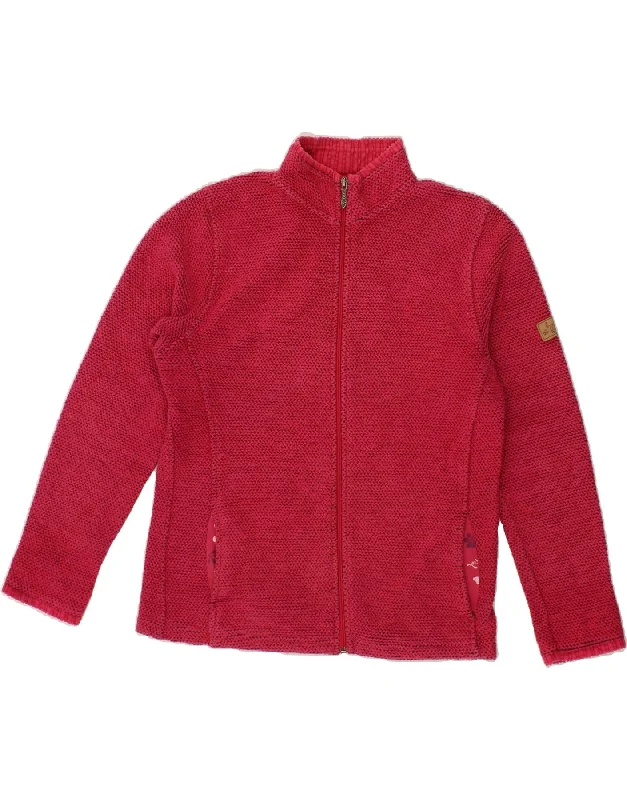 WEIRD FISH Womens Graphic Tracksuit Top Jacket UK 16 Large Red Cotton Knit Jacket Woven Jacket Fleece Jacket WEIRD FISH Womens Graphic Tracksuit Top Jacket UK 16 Large Red Cotton Knit Jacket Woven Jacket Fleece Jacket