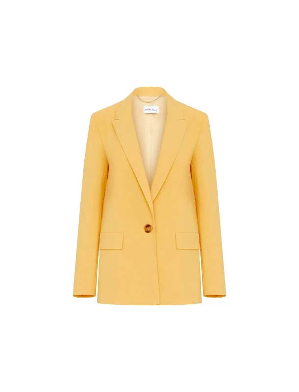 Women's Marella Estella Jacket In Gold Snapped Jacket Toggled Jacket Drawstring Jacket Women's Marella Estella Jacket In Gold Snapped Jacket Toggled Jacket Drawstring Jacket