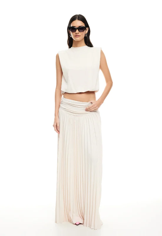 FIELD OF DREAMS MAXI SKIRT - IVORY