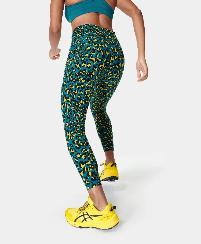 Power 7/8 Workout Leggings Sb5400a 78 Blue-Pixel-Leopard-P