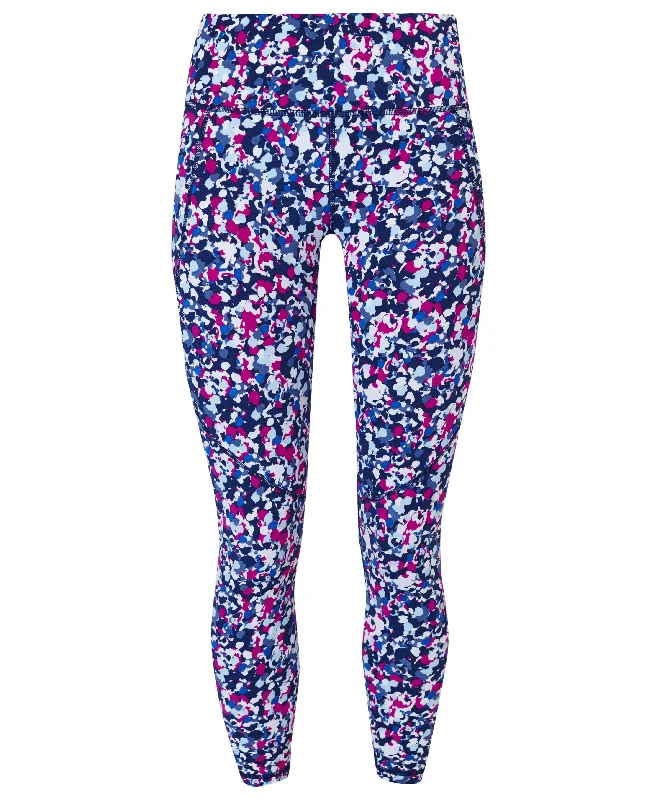 Power 7/8 Workout Leggings Sb5400a 78 Magenta-Purple-Dab-P