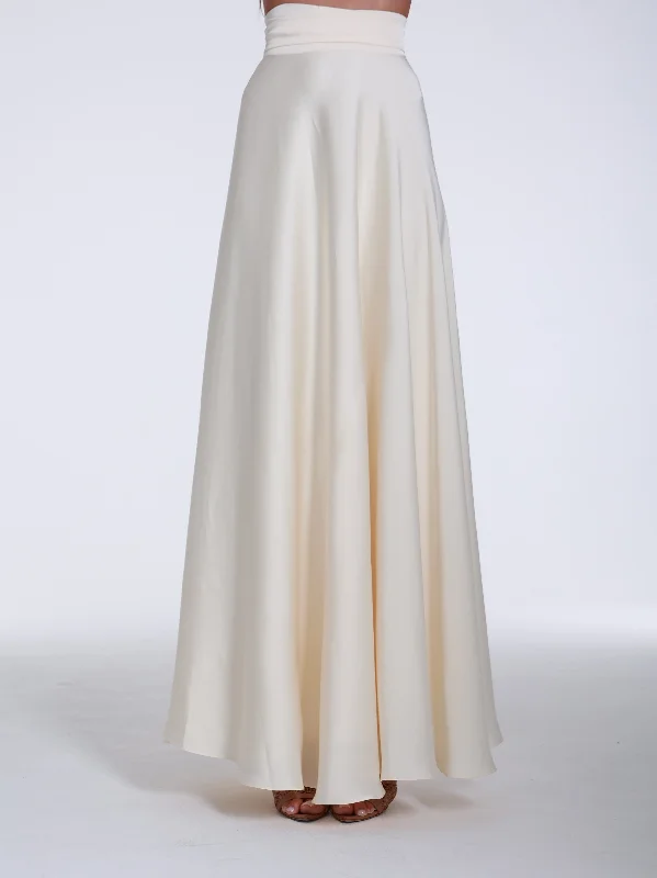 Silky Dream Skirt Super Maxi