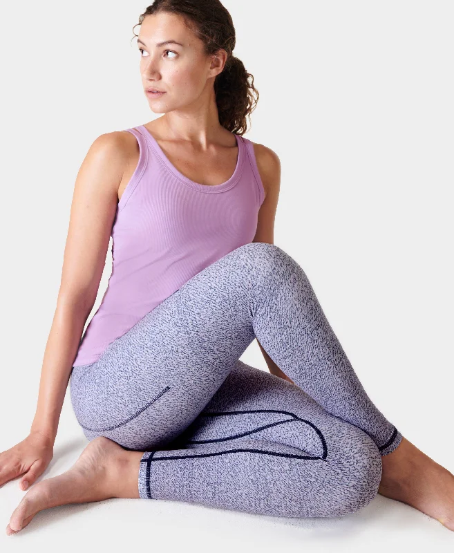 Soft Sculpt 7/8 Yoga Leggings Sb6916a 78 Purple-Textural-Mist