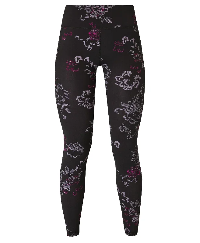 Zero Gravity 7/8 Leggings Sb918778a Black-Tech-Floral-Pr