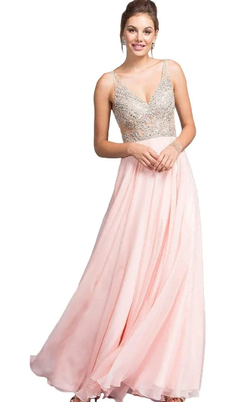 Aspeed Design - Beaded Bodice A-Line Gown L2055