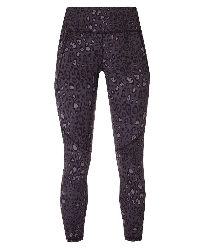 Power 7/8 Workout Leggings Sb5400a 78 Black-Luxe-Leopard-P