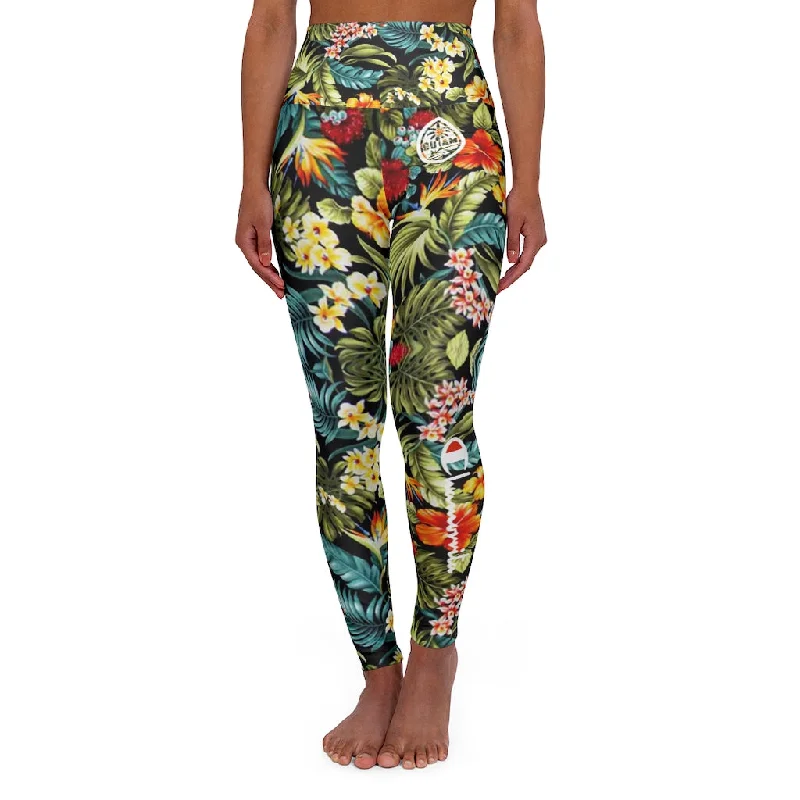 Guam Chamorrita High Waisted Yoga Leggings