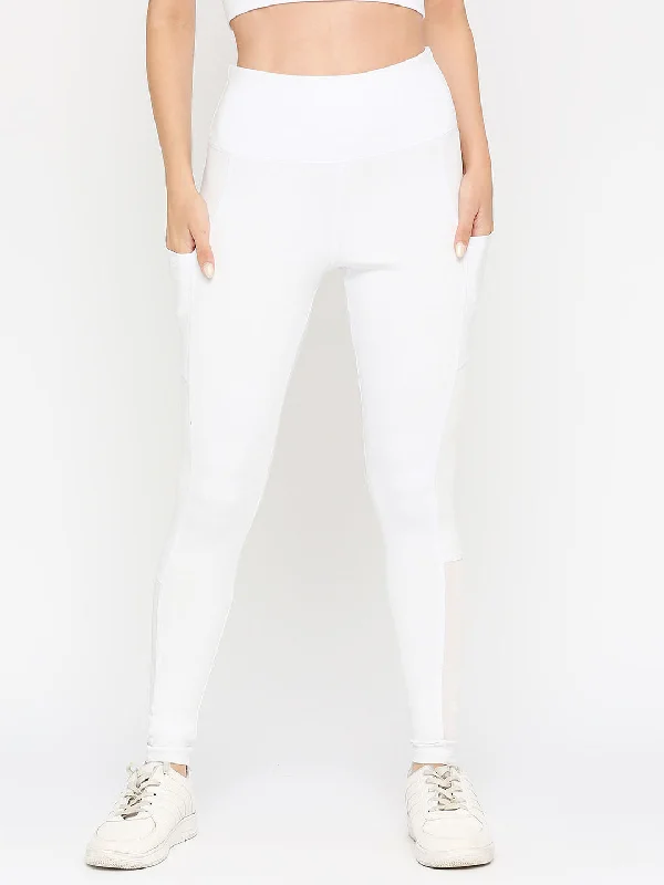 Women's Sports Leggings - White