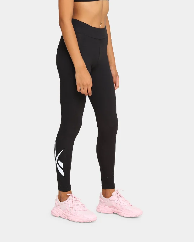 Reebok Women's Vector Leggings Black/White