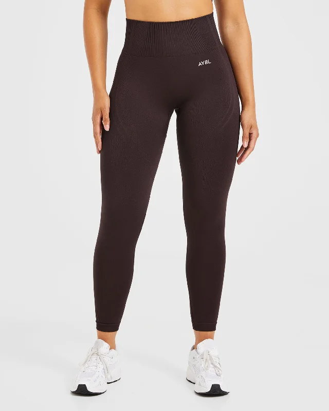 Balance V3 Seamless Leggings - Dark Brown