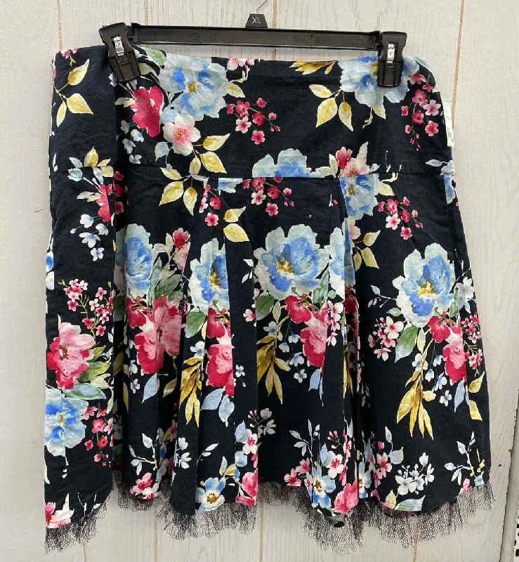 Black Womens Size 12 Skirt denim skirt fashionable