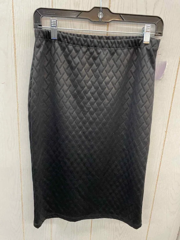 Bobeau Black Womens Size 4 Skirt linen skirt light
