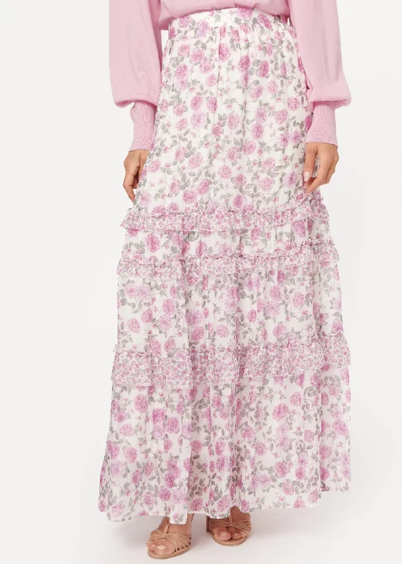 Cami NYC - Liu Skirt in Confetti Flora Combo modal blend skirt
