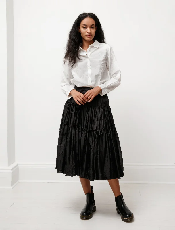 Oopaloo Skirt Silk Black lace skirt delicate