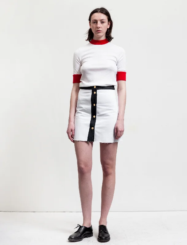 Leona Denim Skirt chiffon skirt delicate