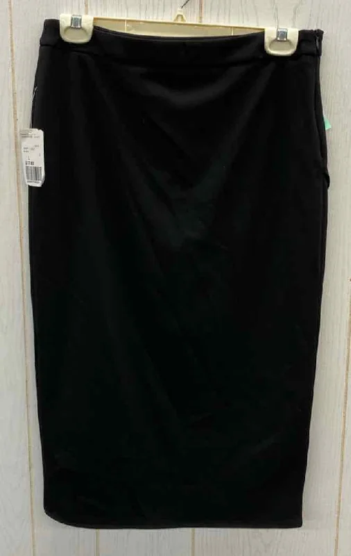 Forever 21 Black Womens Size 8 Skirt silk skirt sleek
