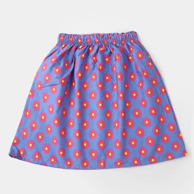 Girls Cotton Casual Short Skirt - Multi mini skirt trendy