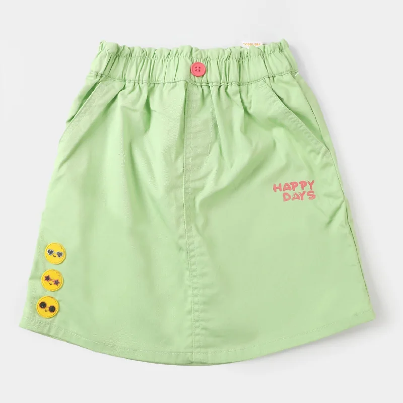 Girls Skirt Woven Happy Days - Sharp Green midi skirt versatile