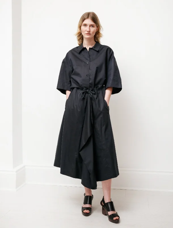 Loose Skirt Marine Black high waist skirt