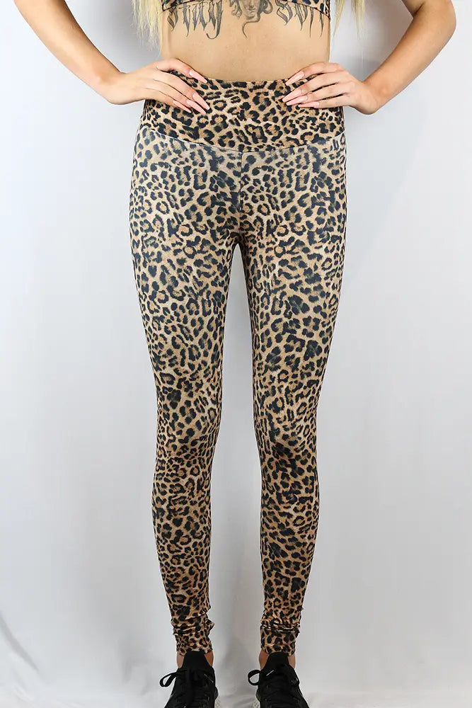 Leopard Print Sport Leggings