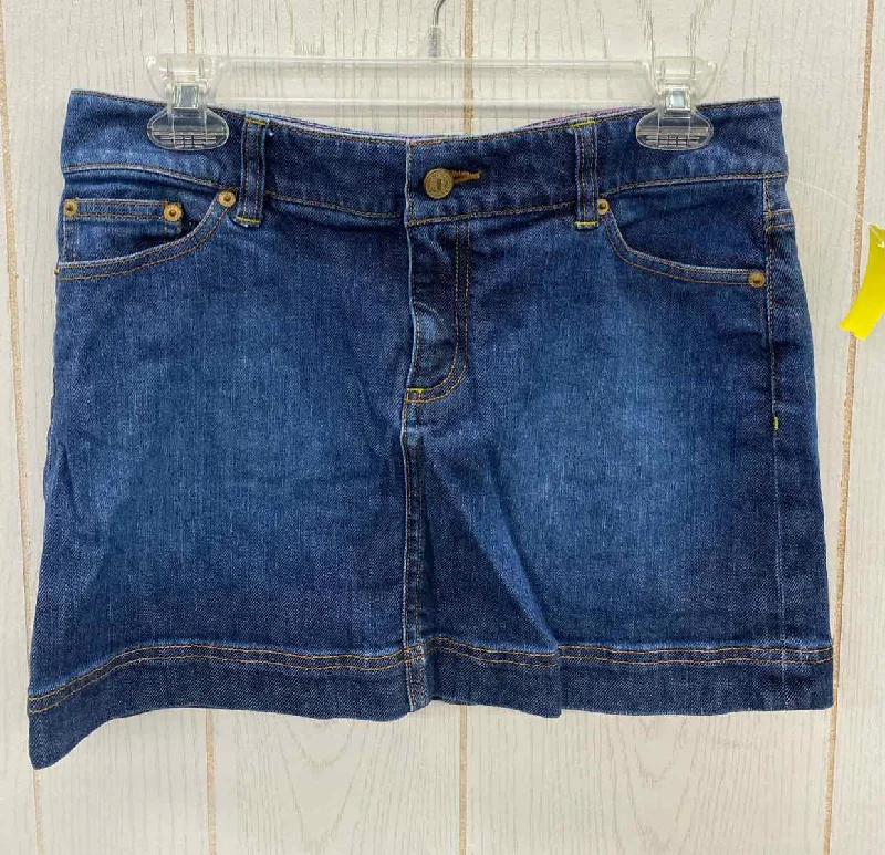 Lilly Pulitzer Blue Womens Size 4 Skirt wool skirt warm