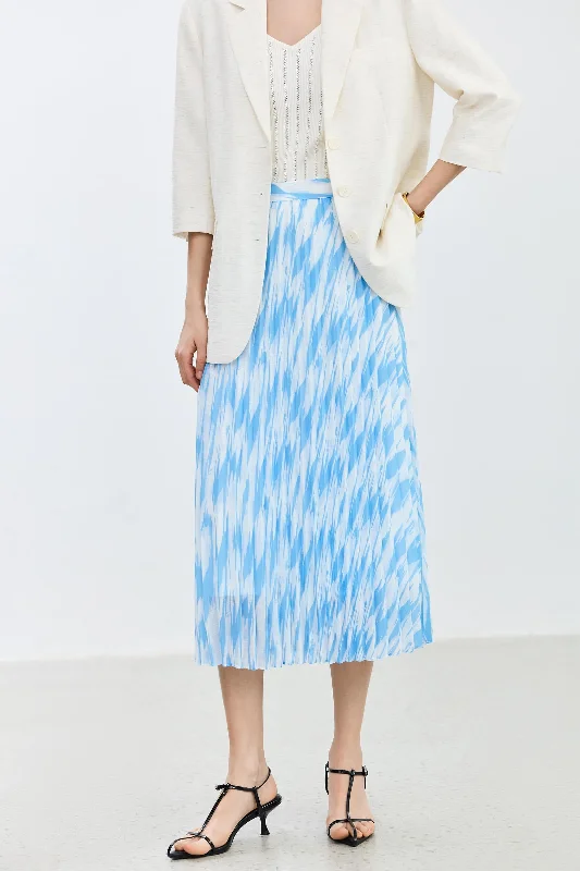 LILY Design Print Half Skirt lace skirt romantic